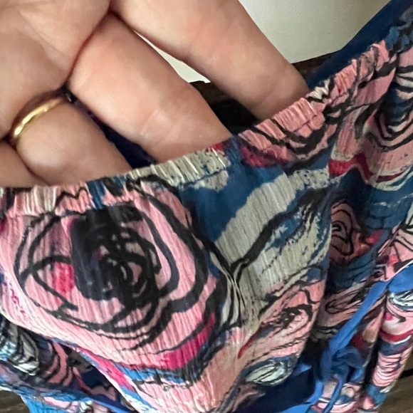 INC Dress in Colorful Floral Print Sz 12 - Picture 4 of 9